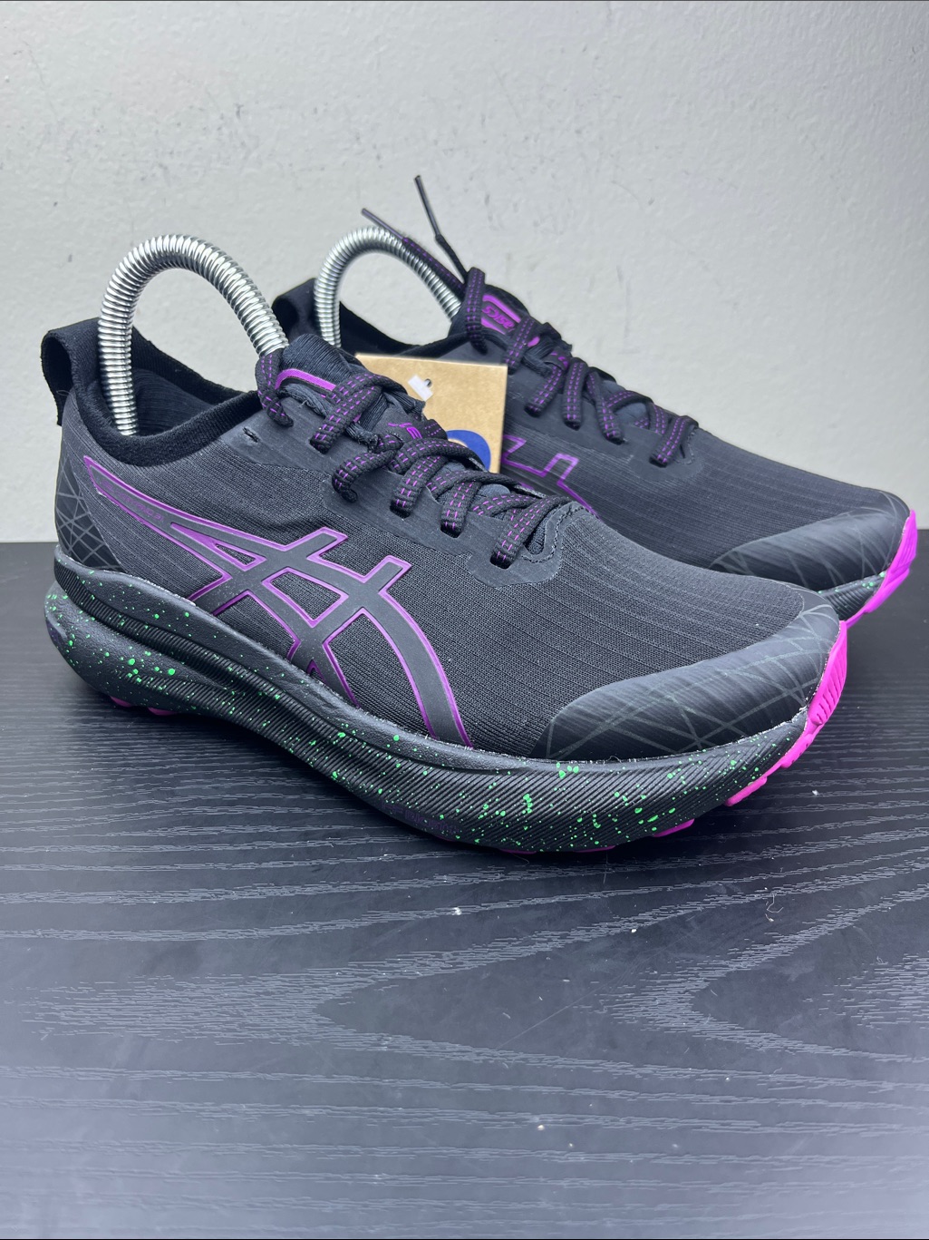 Asics Gel-Kayano 31 Lite-Show Women's Sz 6.5 Black Purple Running Shoes Nwb
